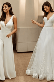 Combinaison 2 en 1 de Mariée boheme – Patricia La robe parfaite
