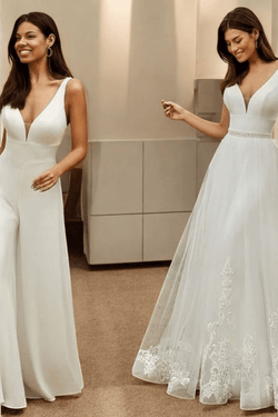 Combinaison 2 en 1 de Mariée boheme – Patricia La robe parfaite
