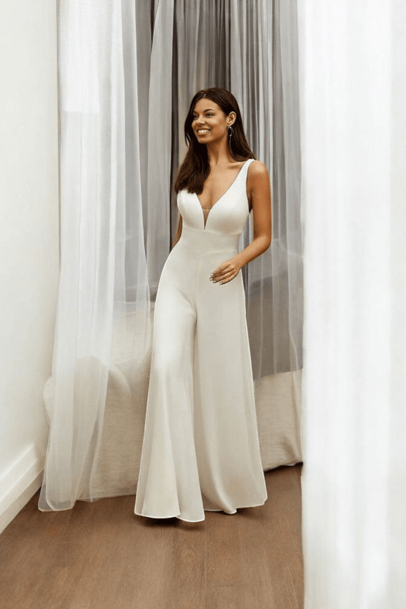 Combinaison 2 en 1 de Mariée boheme – Patricia La robe parfaite