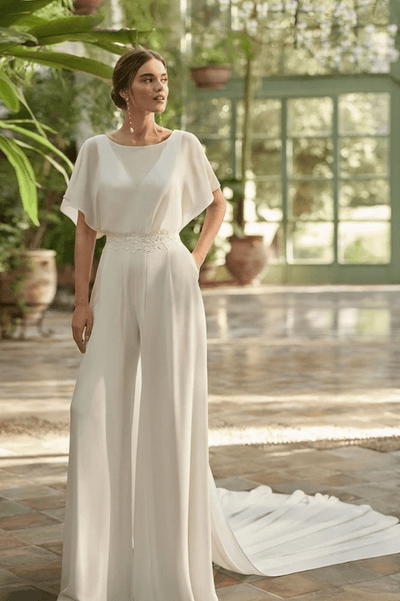 Combinaison de Mariée  – Élégance Aérienne - Nathalie La robe parfaite