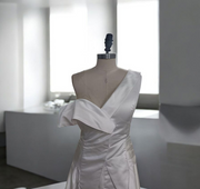 Combinaison de Mariée et Robe – Élégance en Satin - Stèphanie La robe parfaite