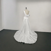 Combinaison de Mariée et Robe – Élégance en Satin - Stèphanie La robe parfaite