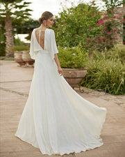Combinaison de Mariée Simple <br> Maureen La robe parfaite