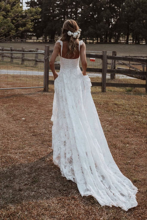 Robe de Mariée Bohème | Dentelle - Juliette La robe parfaite