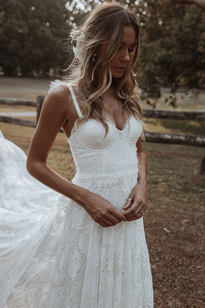 Robe de Mariée Bohème | Dentelle - Juliette La robe parfaite