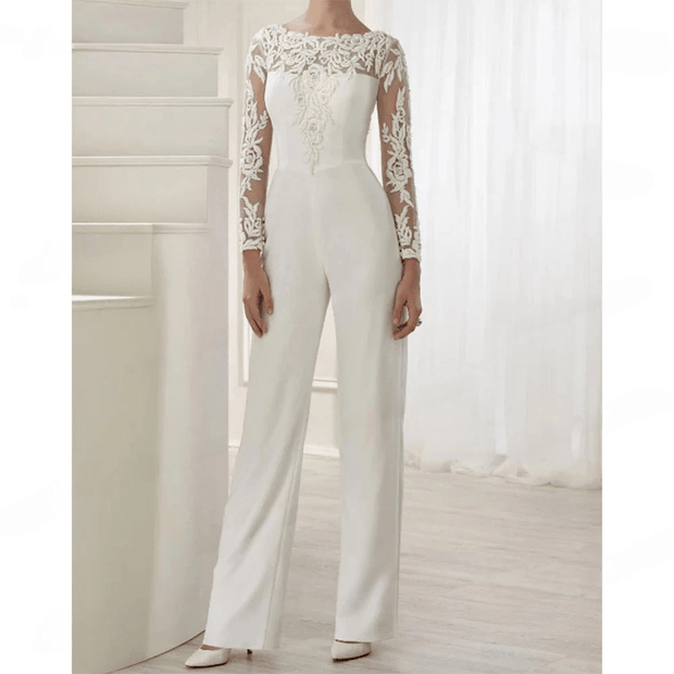 Robe de Mariée Bohème – Élégance Naturelle en Dentelle et Chiffon La robe parfaite