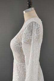 Robe de Mariée  <br> Hiver en Dentelle - Alba La robe parfaite