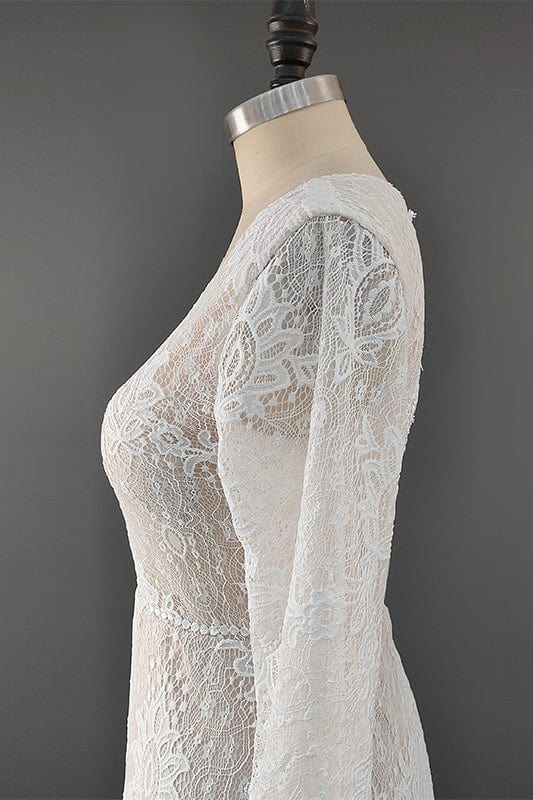 Robe de Mariée  <br> Hiver en Dentelle - Alba La robe parfaite