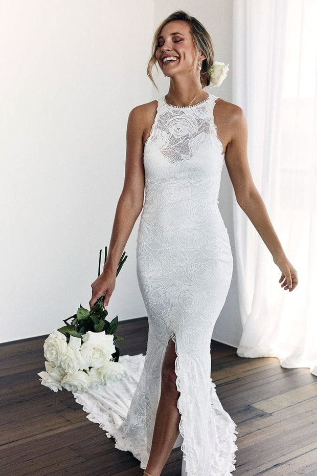 Robe de Mariée | Col haut - Pénélope La robe parfaite