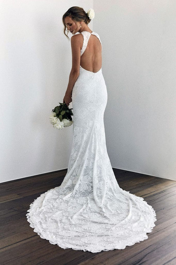 Robe de Mariée | Col haut - Pénélope La robe parfaite