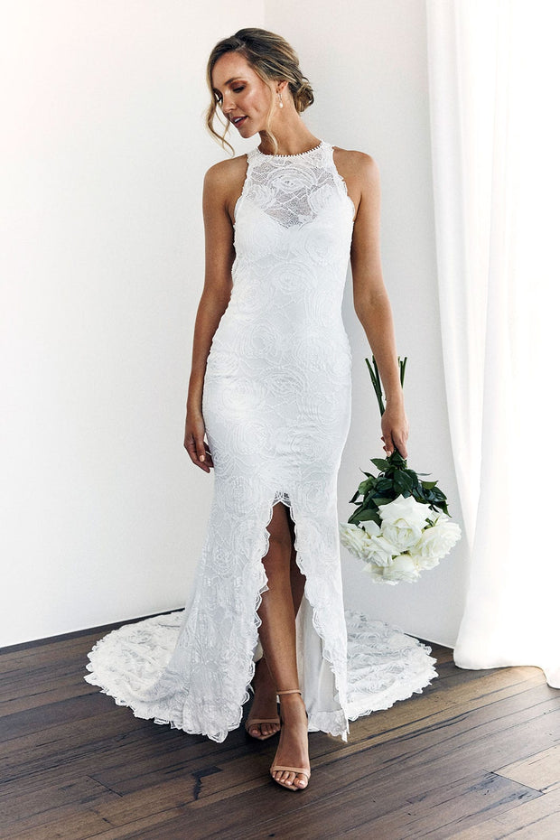 Robe de Mariée | Col haut - Pénélope La robe parfaite