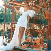 Robe de Mariée Courte <br> Moderne – Hinaya La robe parfaite