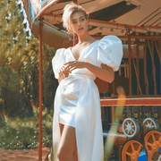 Robe de Mariée Courte <br> Moderne – Hinaya La robe parfaite