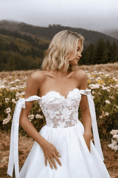 Robe de Mariée Courte – Eléna La robe parfaite