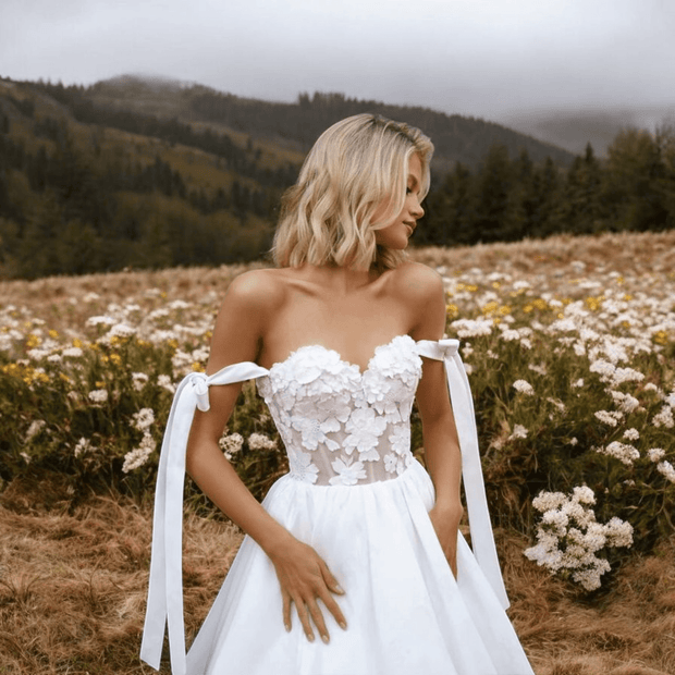Robe de Mariée Courte – Eléna La robe parfaite