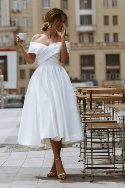 Robe de Mariée | Courte et Moderne Mélanie La robe parfaite
