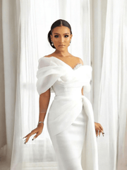 Robe de Mariée Courte - Samira La robe parfaite