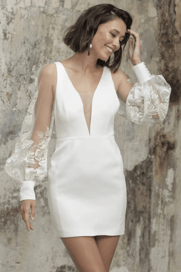 Robe de Mariée Courte - Silvia La robe parfaite