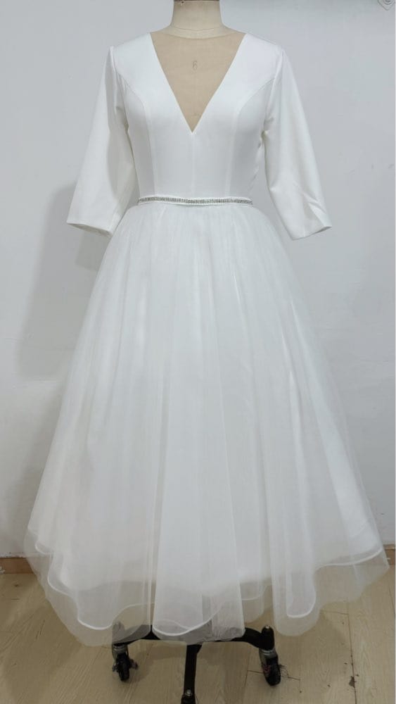 Robe de Mariée courte | Simple  - Elodie La robe parfaite