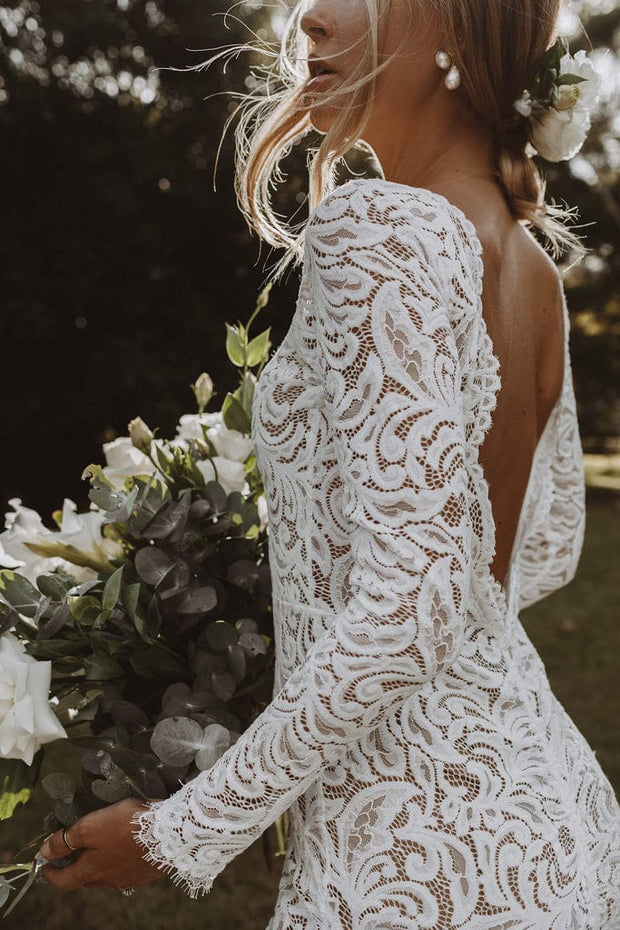 Robe de Mariée | Dentelle Manches - Sophie La robe parfaite