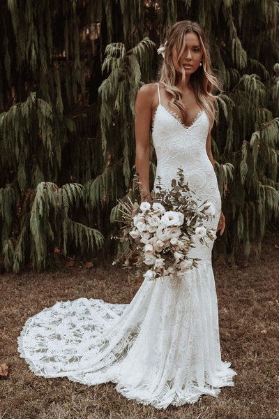 Robe de Mariée | Dentelle Rose - Ava La robe parfaite