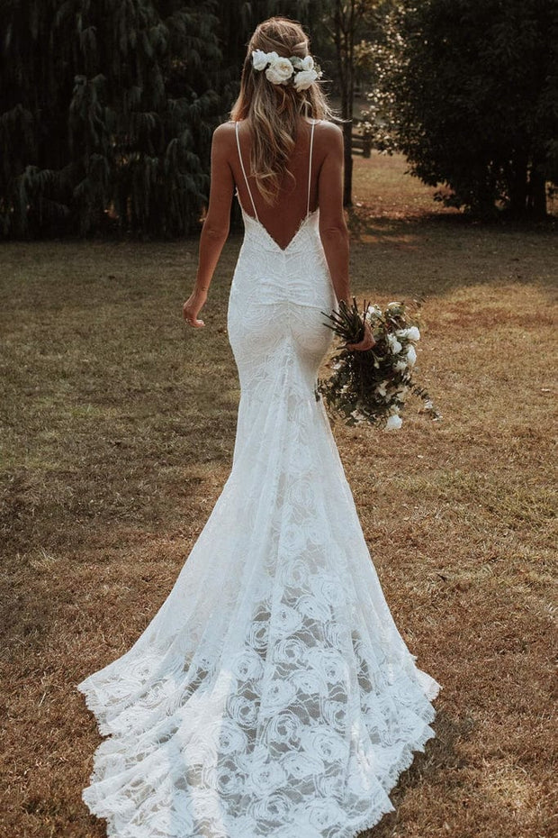Robe de Mariée | Dentelle Rose - Ava La robe parfaite