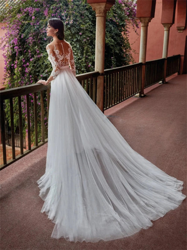 Robe de Mariée et Combinaison Élégante – Gaëlle La robe parfaite