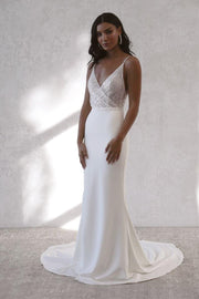 Robe de Mariée | Haut Paillettes - Alma La robe parfaite
