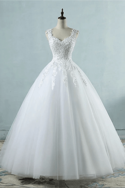 Robe de Mariée | Princesse en Organza Brodé - Elvyna La robe parfaite