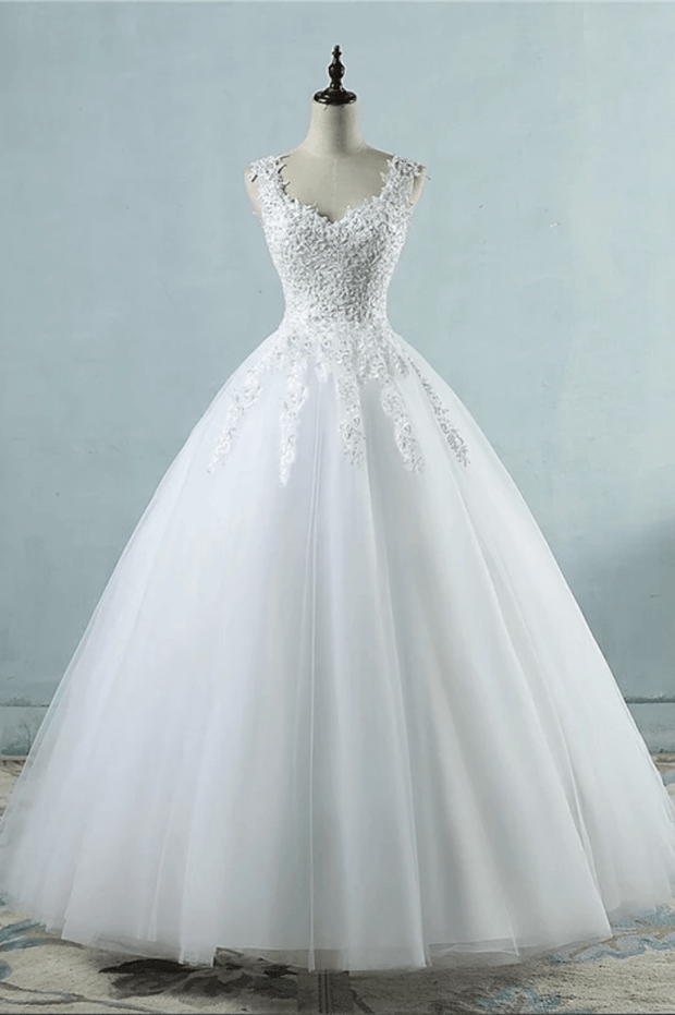 Robe de Mariée | Princesse en Organza Brodé - Elvyna La robe parfaite
