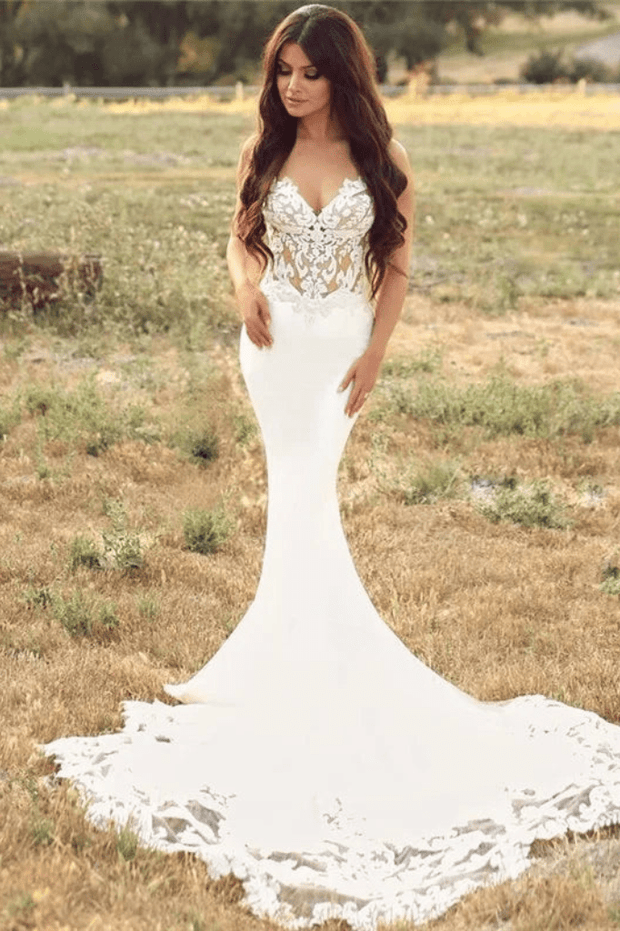 Robe de Mariée Sirène | En Satin - Jasmine La robe parfaite