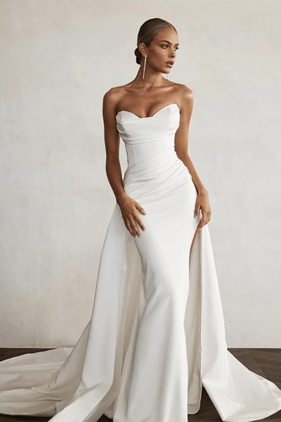 Robe de mariée | Sirène en satin - Mélody La robe parfaite