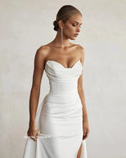 Robe de mariée | Sirène en satin - Mélody La robe parfaite