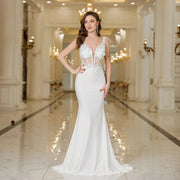 Robe de Mariée Sirène | Glamour et Étincelante - Justine La robe parfaite