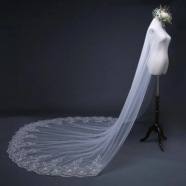 Voile de Mariée | Cathédrale en Dentelle La robe parfaite