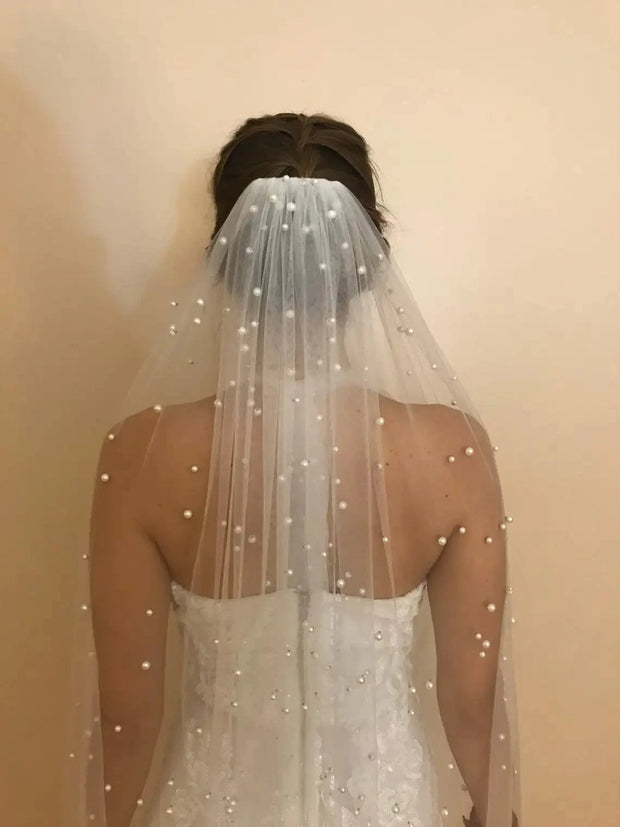 Voile de Mariée – Délicatesse Perlé La robe parfaite