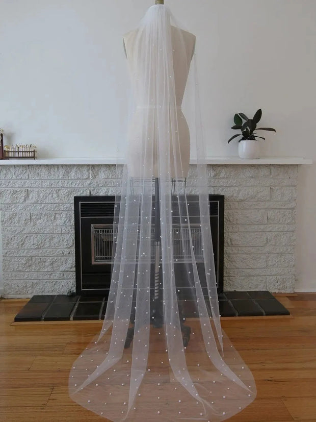 Voile de Mariée – Délicatesse Perlé La robe parfaite