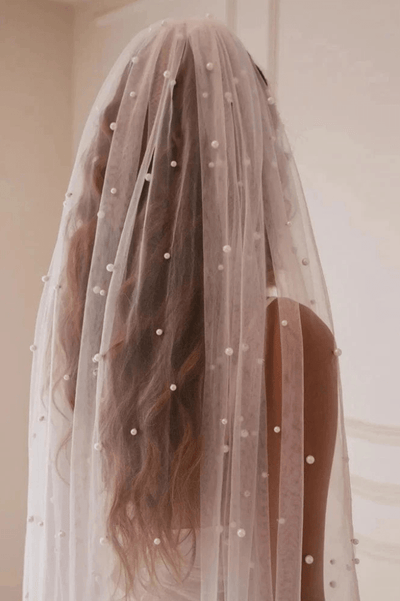 Voile de Mariée – Délicatesse Perlé La robe parfaite