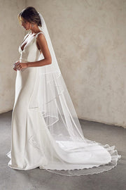 Voile de Mariée Long et Élégant La robe parfaite
