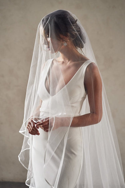Voile de Mariée Long et Élégant La robe parfaite